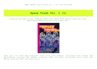 READ [EBOOK] Space Trash Vol. 1 (1) Book PDF EPUB