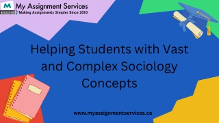 Helping Students with Vast and Complex Sociology Concepts