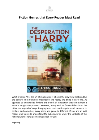 Fiction Genres that Every Reader Must Read
