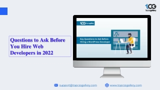 Questions to Ask Before You Hire Web Developers in 2022