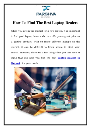 Laptop Dealers in Mulund Call-9870270167