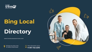 Bing Local Directory - Local USA SEO Services