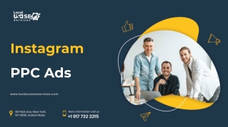 Instagram PPC Ads - Local USA SEO Services