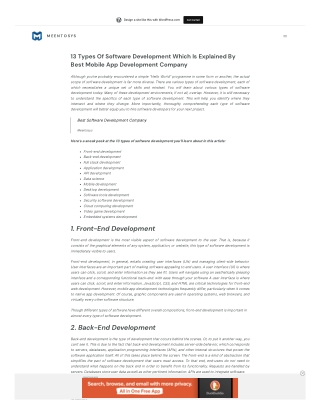 Software Development Company In Delhi