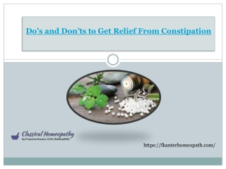 Do’s and Don’ts to Get Relief From Constipation