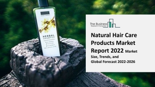 Natural Hair Care Products Global Market Size, Share, Outlook, By Product Type, By Distribution Channels, By End-User an