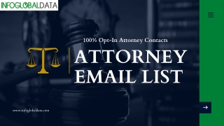 100% Permission Based Lawyers Email List|  Attorney Email List