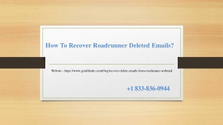 How To Recover Roadrunner Deleted Emails?