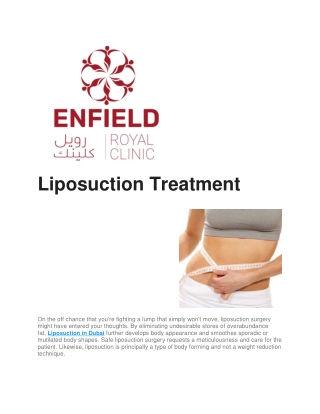 Liposuction in Dubai