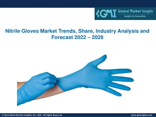 Nitrile Gloves Market Trends, Share, Industry Analysis and Forecast 2022 – 2028