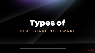 Types of Healthcare Software