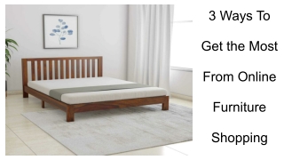 3 Ways To Get the Most From Online Furniture Shopping