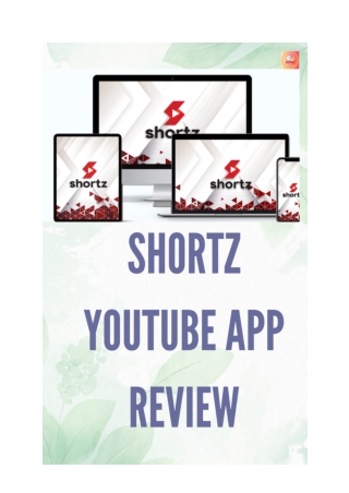 Shortz Youtube App Review