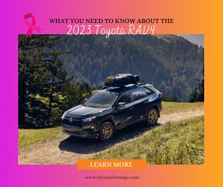 What You Need to Know About the 2023 Toyota RAV4