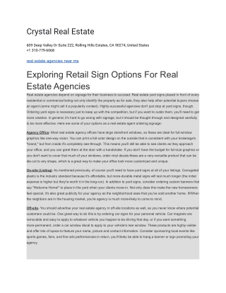 Crystal Real Estate