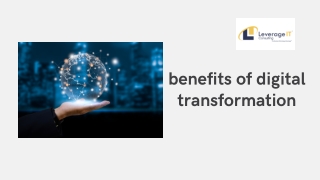 benefits of digital transformation