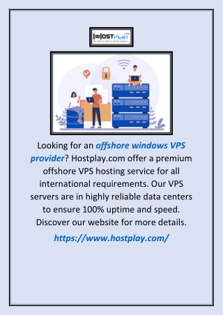Offshore Windows Vps Provider | Hostplay.com