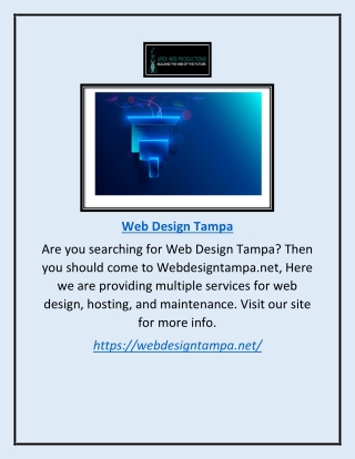 Web Design Tampa | Webdesigntampa.net