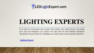 Lighting Experts | Ledlightexpert.com