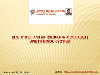 Best Jyotish and Astrologer in Ahmedabad , Sweth Bindu Jyotish