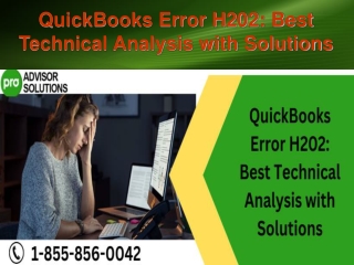 QuickBooks Error H202 Best Technical Analysis with Solutions