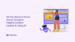 Google Helpful Content Update Guidelines For AI Writing