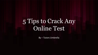 5 Tips to Crack Any Online Test_