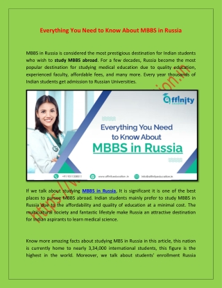 Everything You Need to Know About MBBS in Russia