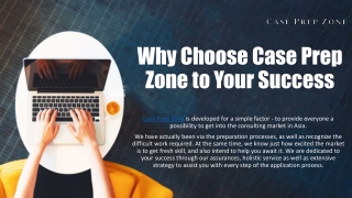 Why Choose Case Prep Zone to Your Success