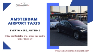 Amsterdam Airport Taxis