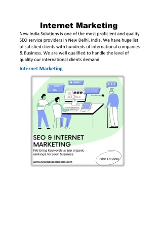 Internet Marketing