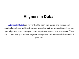 best Aligners in Dubai