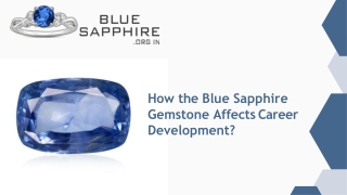 How the Blue Sapphire Gemstone Affects Career Development 1