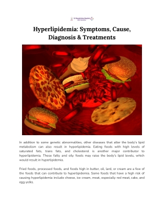 Hyperlipidemia_ Symptoms, Cause, Diagnosis & Treatments