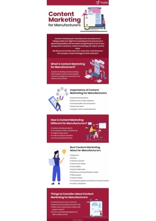 Content Marketing for Manufacturers