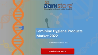 Feminine Hygiene Products Market 2022