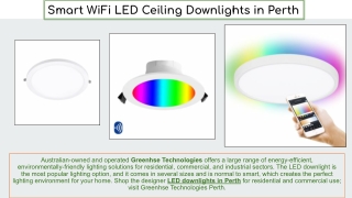 Smart WiFi Beam LED Downlights In Perth