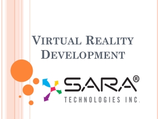 Virtual Reality Development company