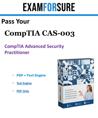 EXAMFORSURE CompTIA CAS-003 Learning Guide that Surely Makes your Preparation B