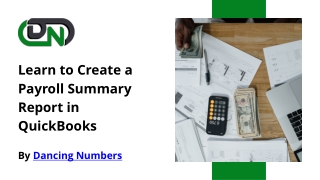 Learn to Create a Payroll Summary Report in QuickBooks