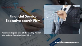 Financial service executive search firm