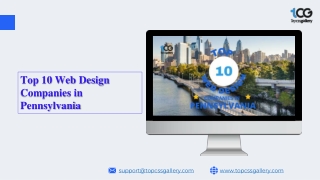 Top 10 Web Design Companies in Pennsylvania