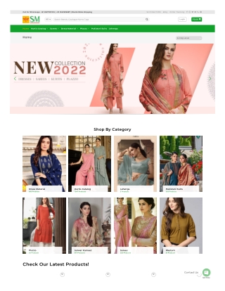 Dress Material For Ladies Wholesale Online In Surat- Sm Creation