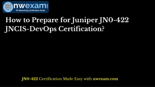 How to Prepare for Juniper JN0-422 JNCIS-DevOps Certification