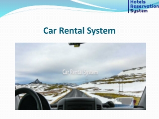 Car Rental System