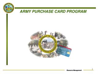 ARMY PURCHASE CARD PROGRAM
