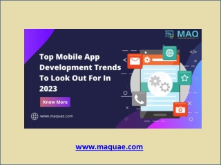 Top Mobile App Development Trends To Look Out For In 2023