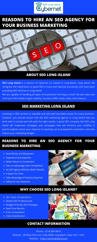 Reasons to Hire An SEO Agency for Your Business Marketing