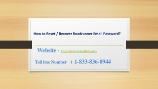 How to Reset/Recover Roadrunner Email Password?