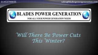 Will There Be Power Cuts This Winter